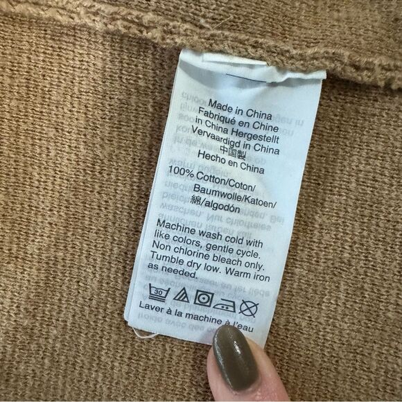 J Crew Cotton Blazer Open Front Tan Women Size XXS Pockets Business Casual - Picture 5 of 11